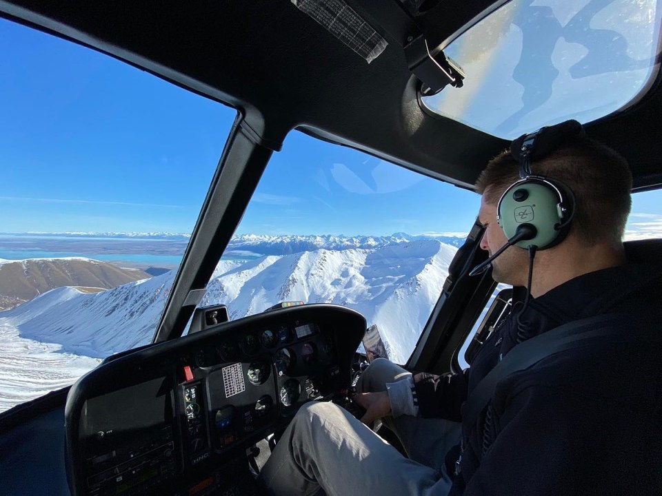 He completed his helicopter course in 2009