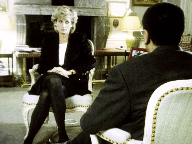 Diana took part in an bombshell interview with Martin Bashir after her marriage crumbled