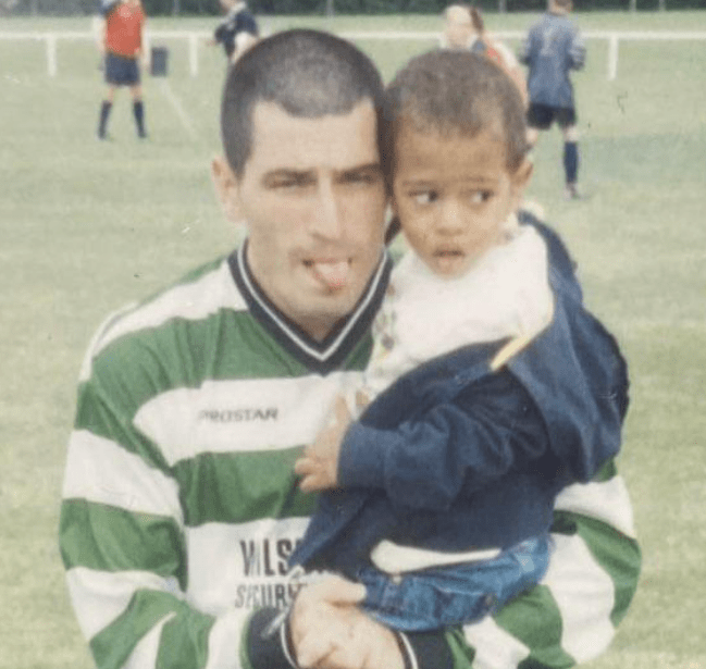 Dad Mark Bellingham was Jude's first football hero