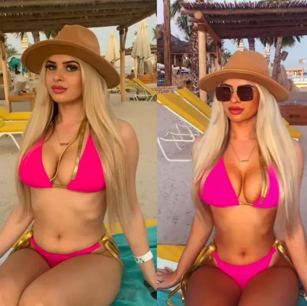 The reality TV star - who rose to fame on the ITV2 dating show in 2021 - took to Instagram to reveal how she was editing shots