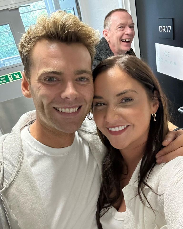 Jac shared some snaps from her time back on the BBC soap