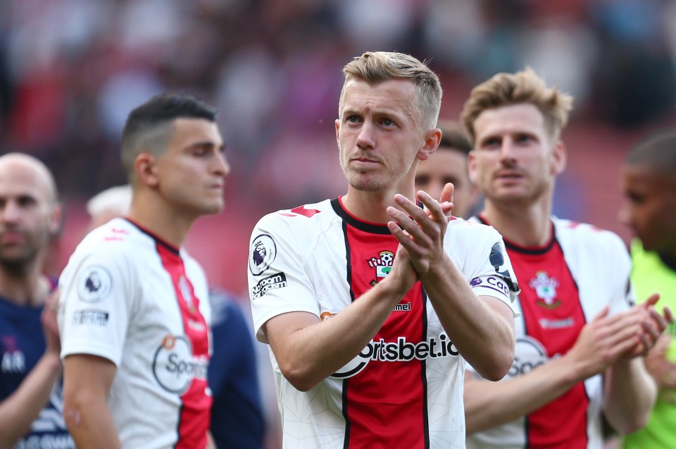 James Ward-Prowse captains boyhood club Southampton