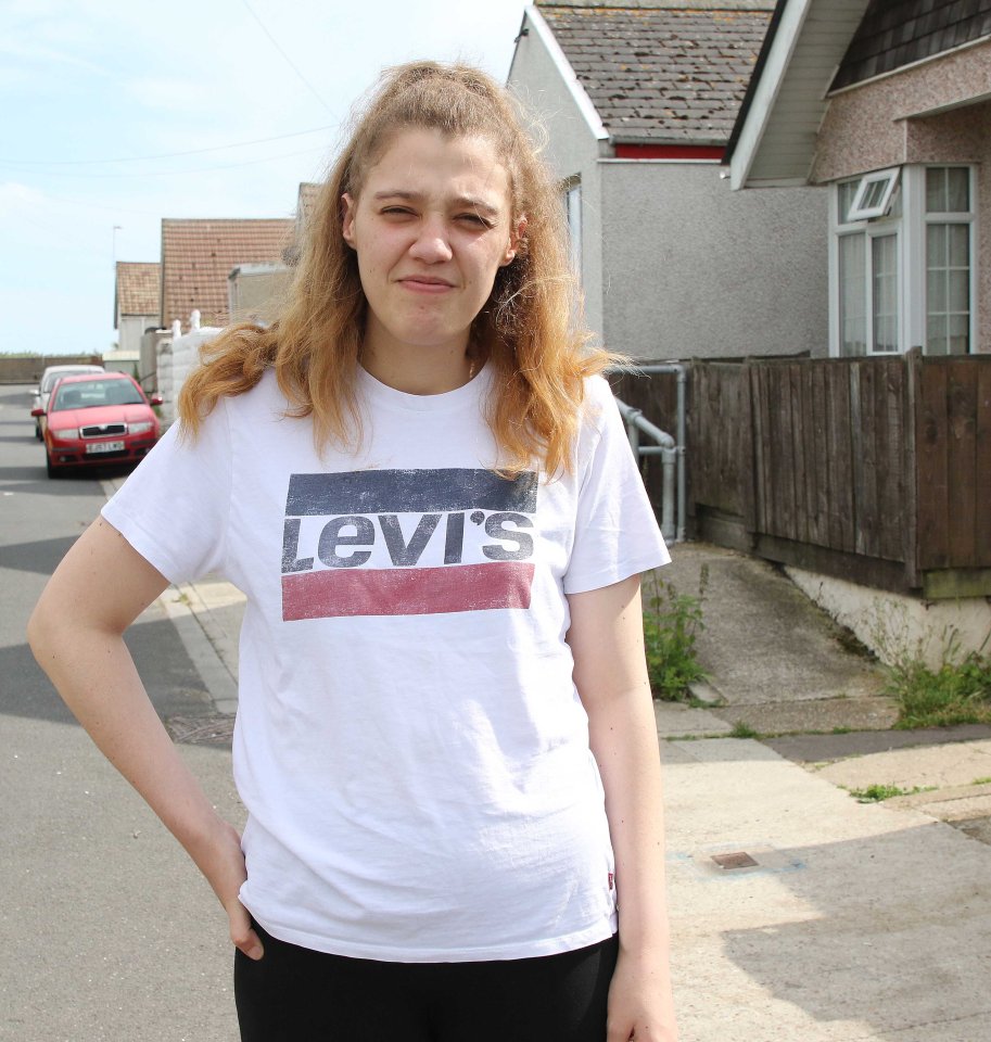 Mum-of-two Daisy Miguel, 24, has been living in Jaywick for three years