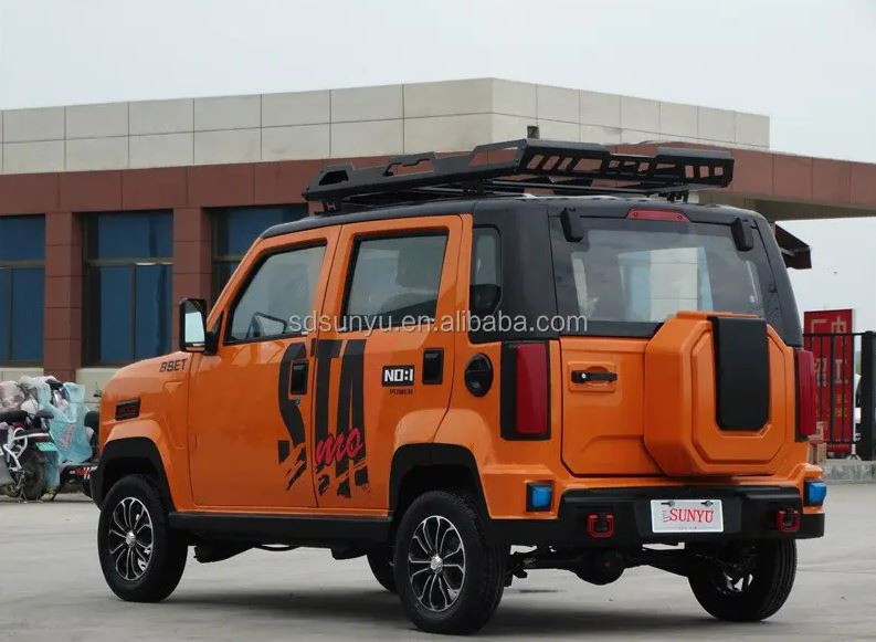 This car was made by a Chinese company called Shandong Sunyu Industrial - and it's on sale on Alibaba.com