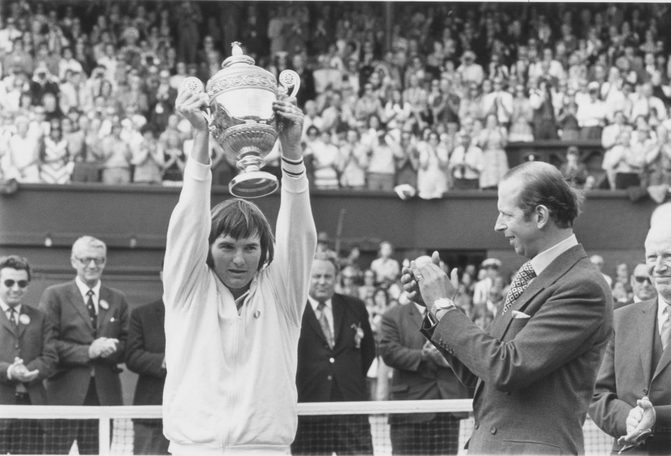 Jimmy Connors won two Wimbledon titles