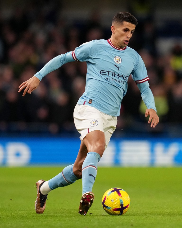 Cancelo spent half of the season with Man City before joining Bayern Munich on loan