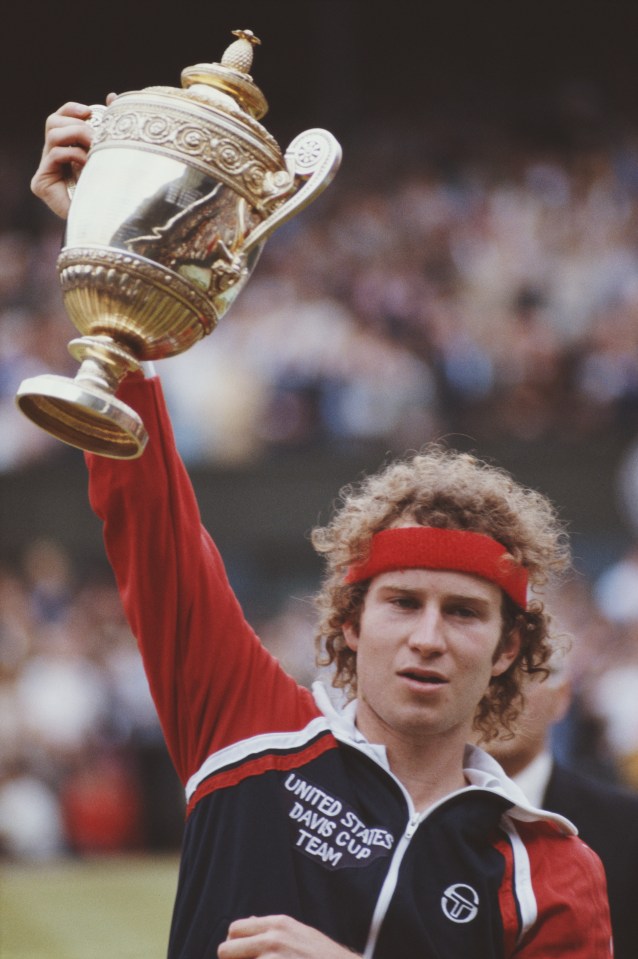 Maverick John McEnroe triumphed three times in SW19