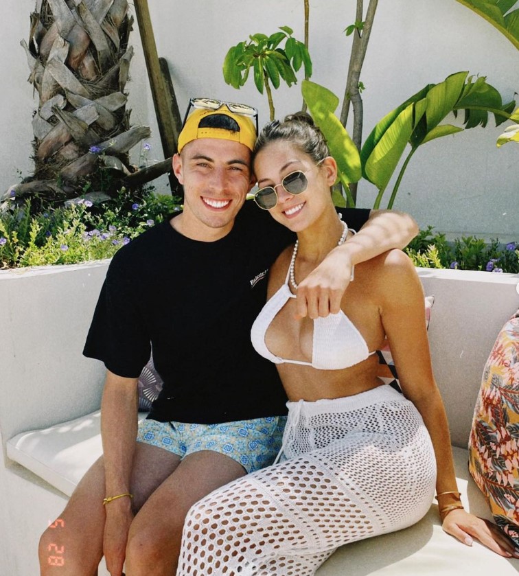 Kai Havertz and his girlfriend Sophia Weber have been dating since 2018