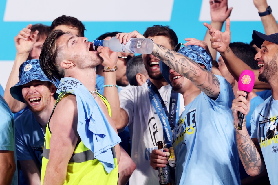 Man City have celebrated their success wildly