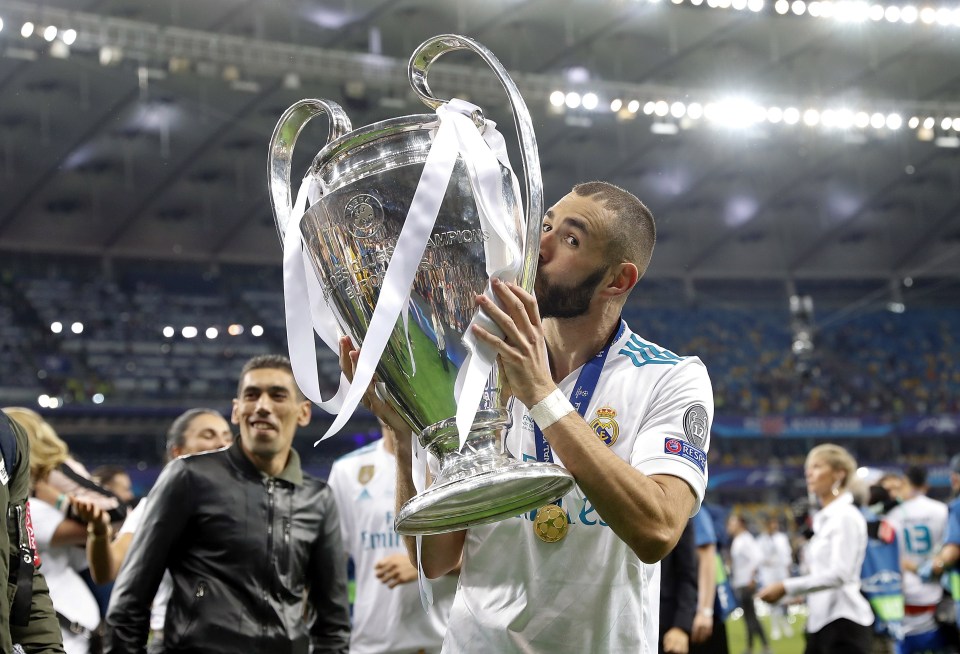 Benzema, 35, won five Champions Leagues with Real Madrid