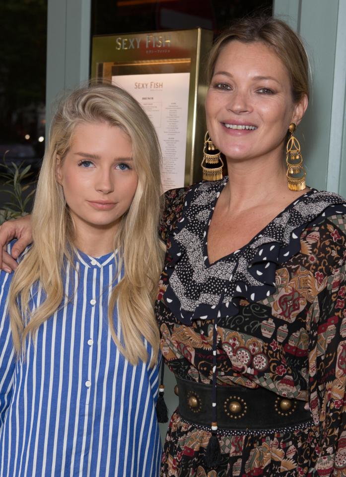 Lottie is the half sister of supermodel Kate Moss'