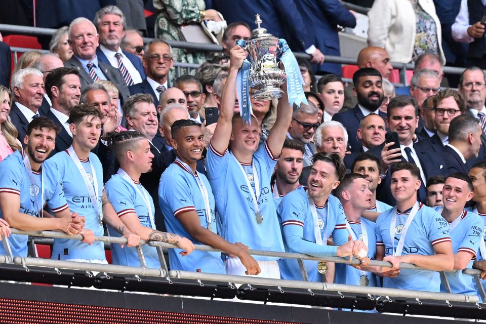 Manchester City won the FA Cup after beating Manchester United