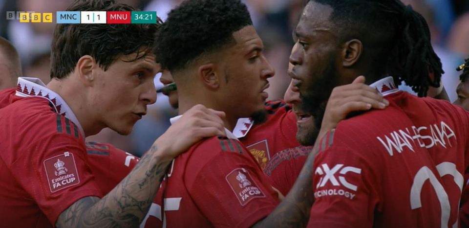 Lindelof was then struck in the eye by a green object