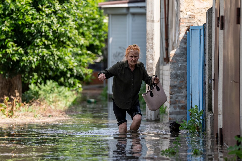 Residents are already wading through rising water levels