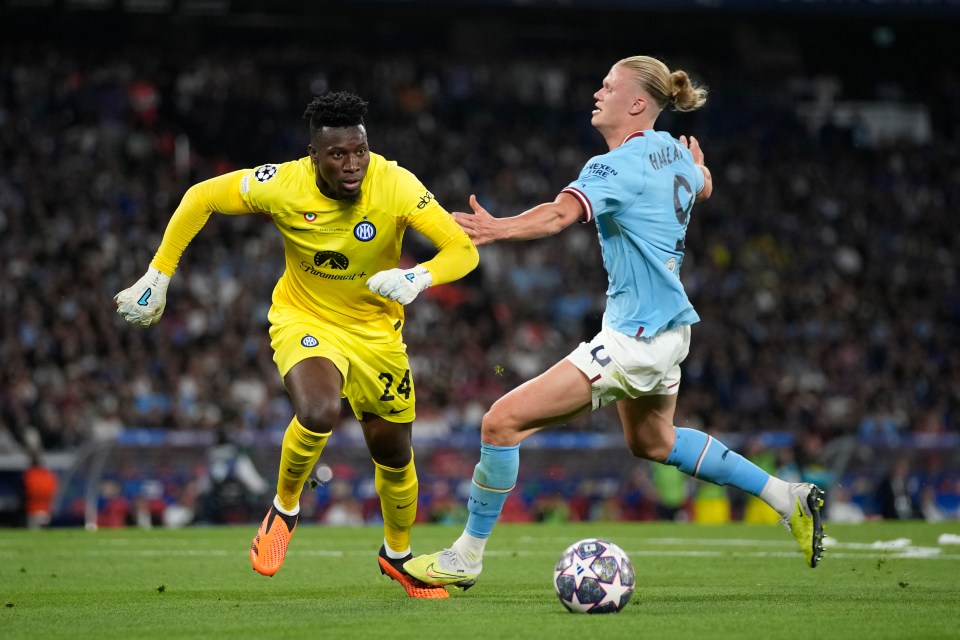 Andre Onana was on the losing side as Man City beat Inter in the Champions League final but could win a lucrative move to Chelsea