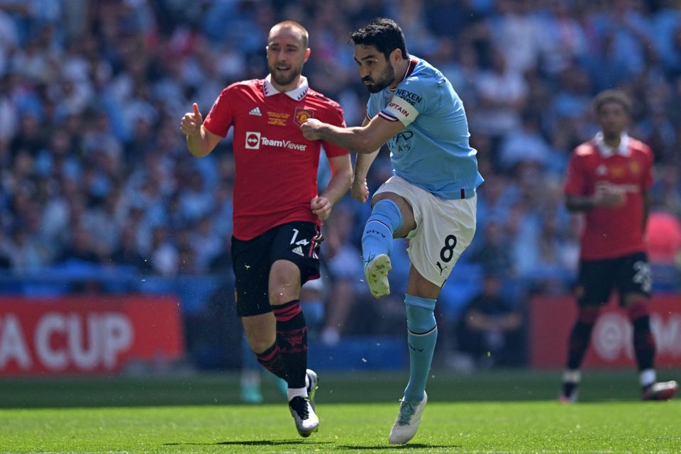 The German fired Man City ahead after just 12 seconds