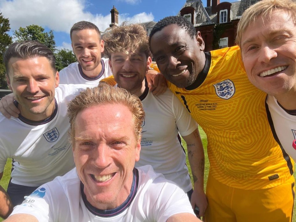 A number of celebrities represent both sides at Soccer Aid