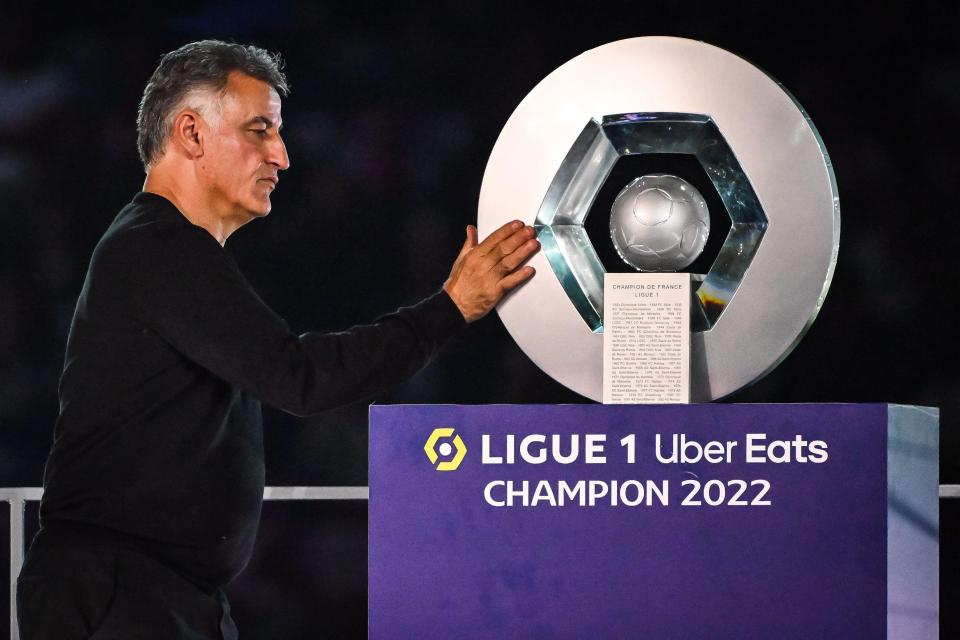 Galtier, 56, won the Ligue 1 title by a single point