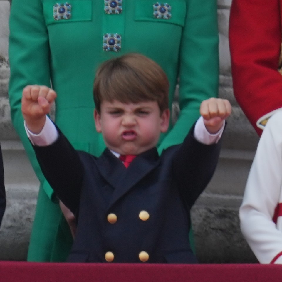 Prince Louis has once again stolen the show during a royal balcony appearance