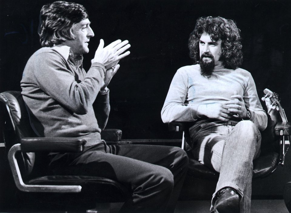 Michael Parkinson and comedian Billy Connolly struck up a close friendship