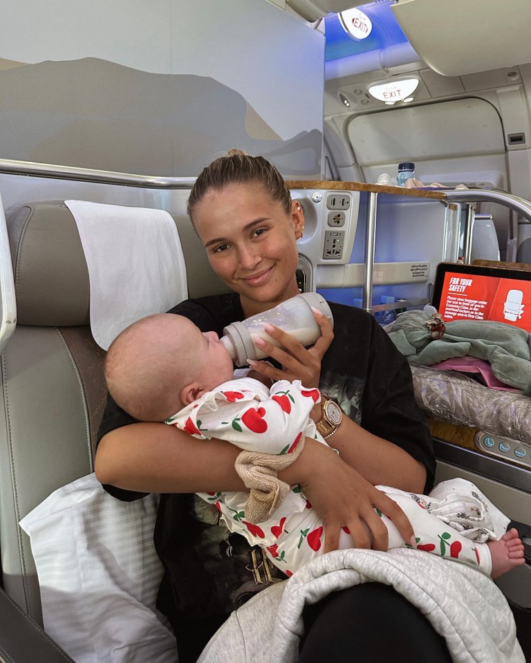 Molly-Mae, Tommy, 24, and Bambi made sure to fly out to Dubai in style by splashing out on First Class seats for their seven-hour flight