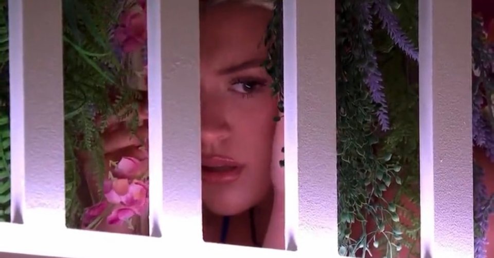 Molly was seen peering through the foliage at Zach on dates with Charlotte and Leah