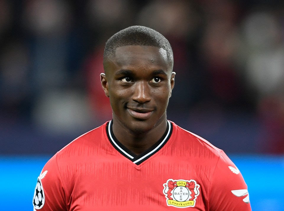 Man Utd are lining up a £65m move for Bayer Leverkusen star Moussa Diaby