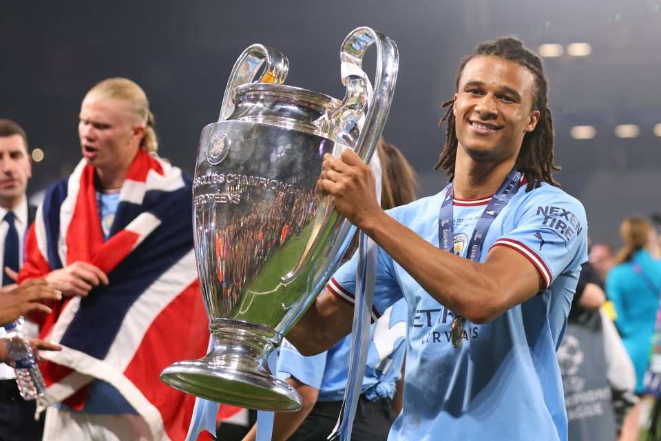 Nathan Ake played an integral role in Man City's Treble