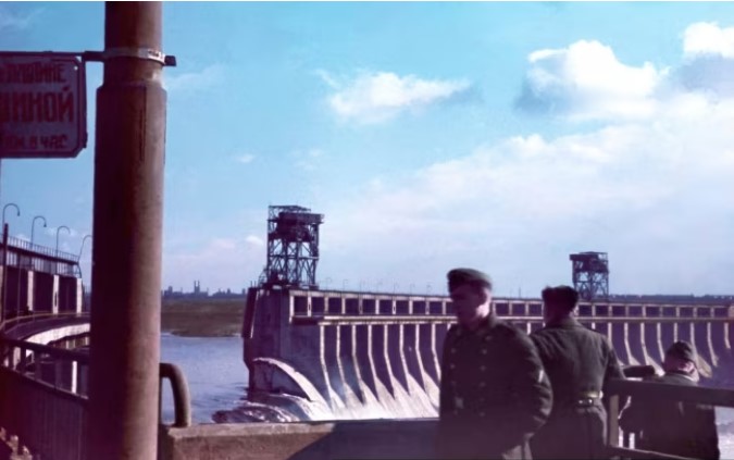 Nazi troops were stationed near the vital dam in World War II