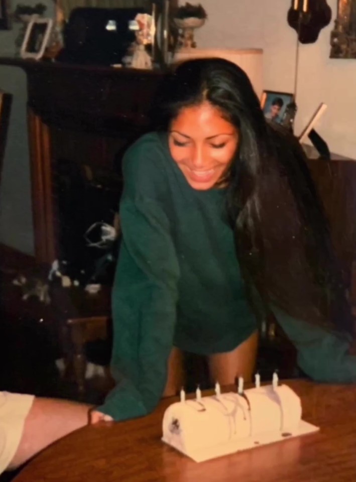 The star shared a series of snaps of her birthday from over the years