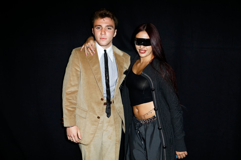 Rocco Ritchie with his sister Lourdes Leon