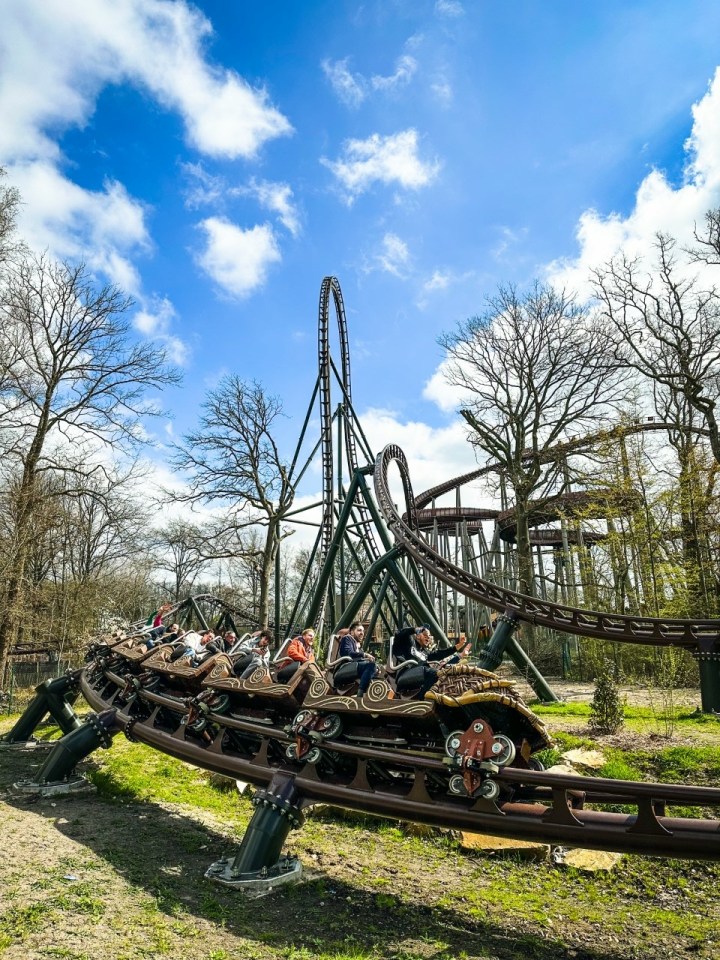 The theme park has a new rollercoaster called Toutatis