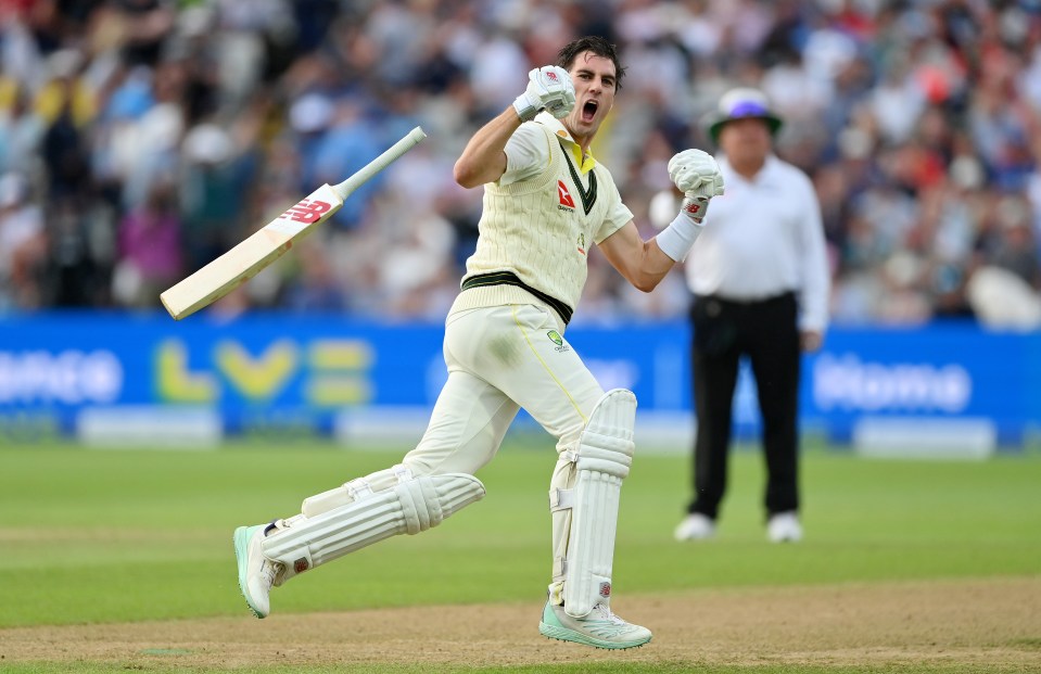 Pat Cummins scored the winning runs for Australia