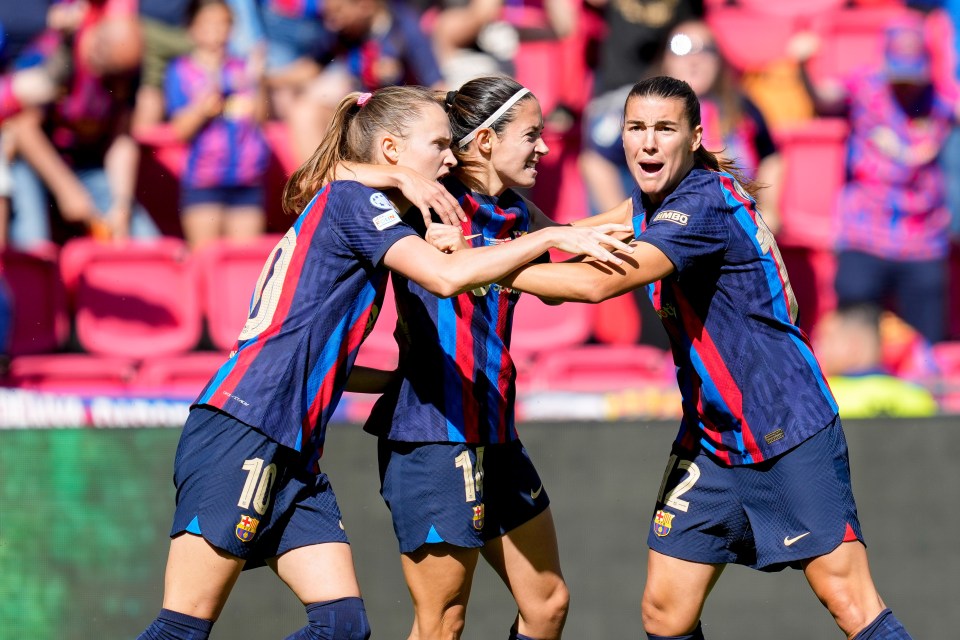 Patri Guijarro netted twice in two minutes after Barcelona went 2-0 down against Wolfsburg