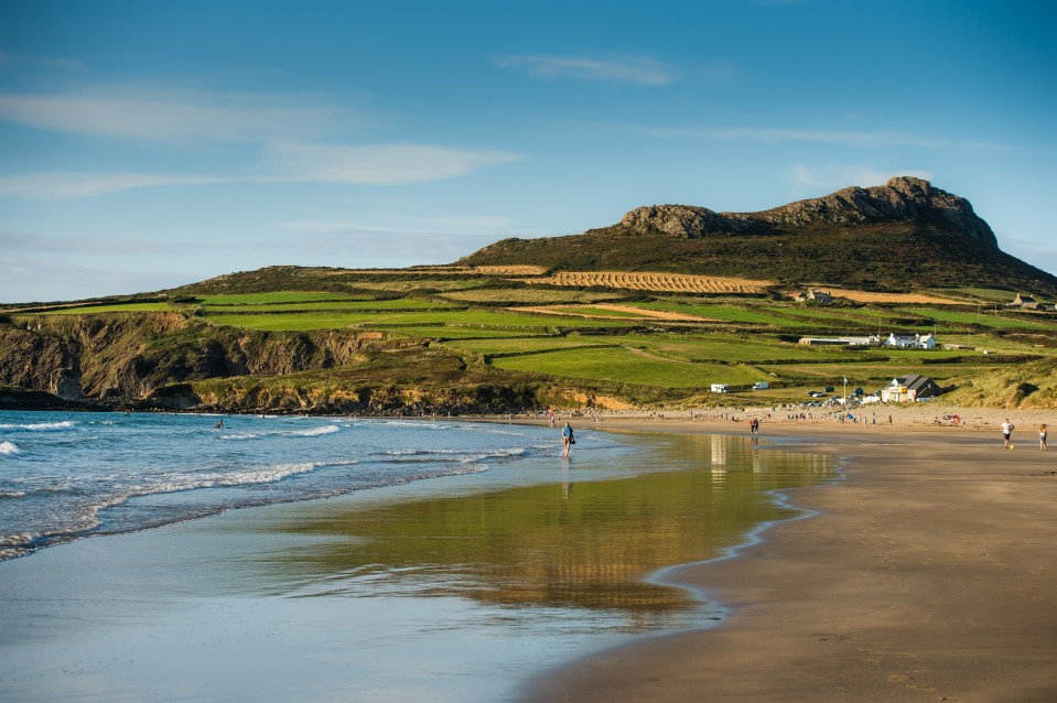 Carn Llidi (pictured) is a hill in Pembrokeshire overlooking Whitesands Beach