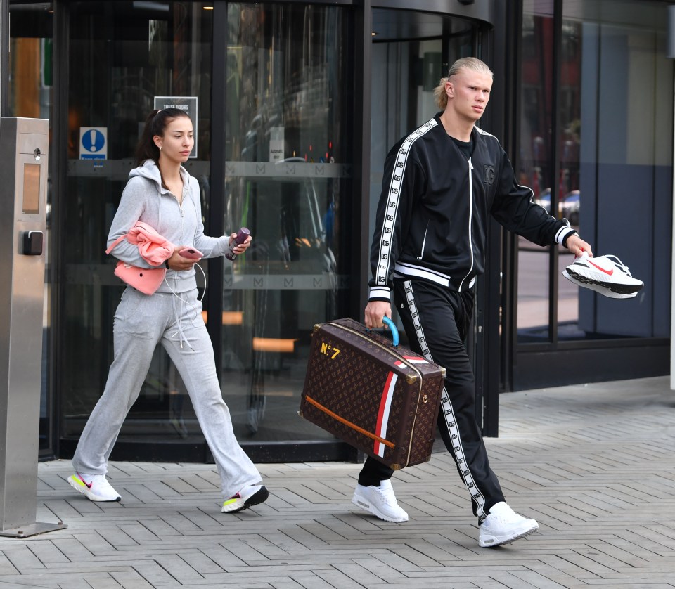 The pair were heading off hours after ending a four-day Treble celebration bender