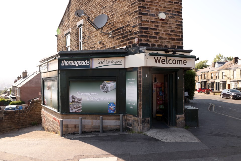 The corner shop is still there and has now been taken over by Thorougoods