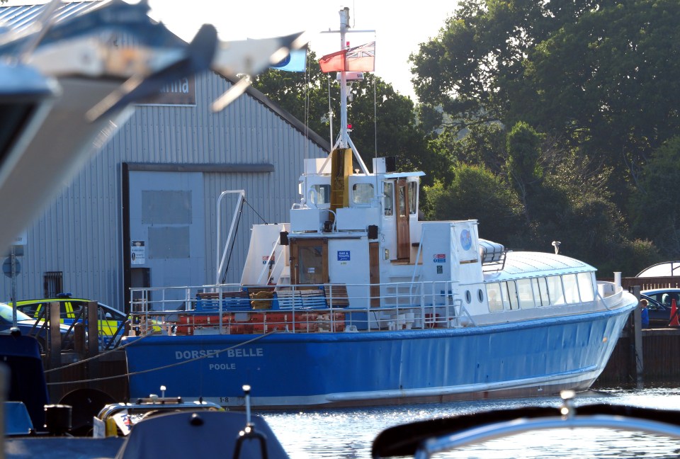 Dorset Police have impounded the 78ft pleasure boat