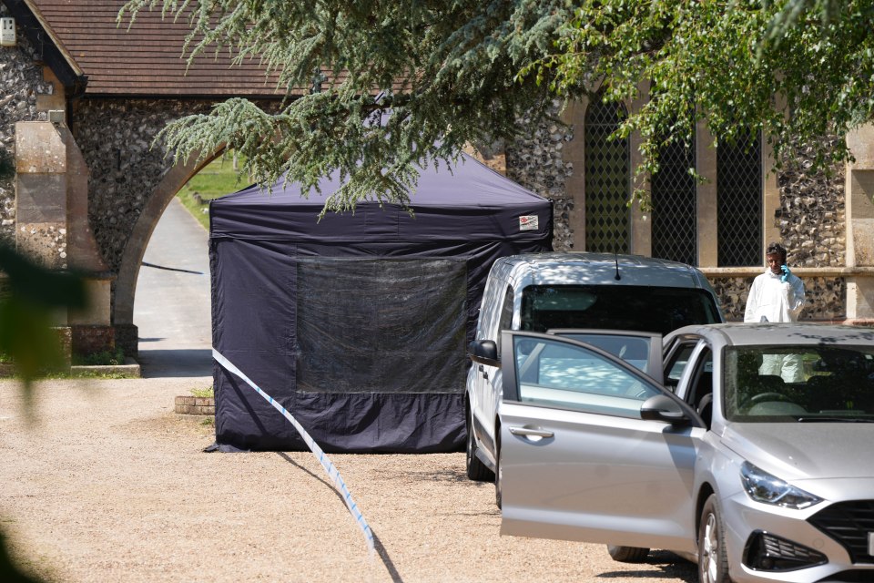 Police discovered the husband and wife at a property inside a cemetery in East Sussex