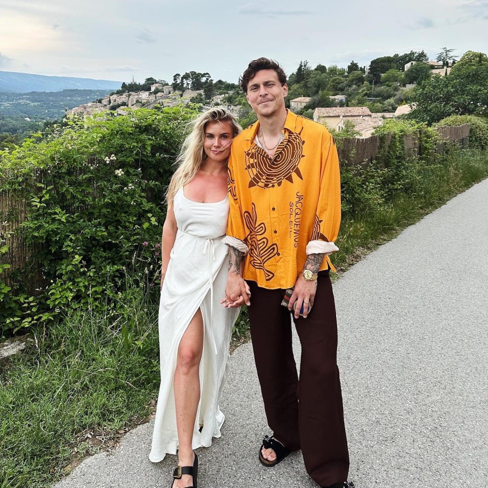 Maja Lindelof with husband Victor