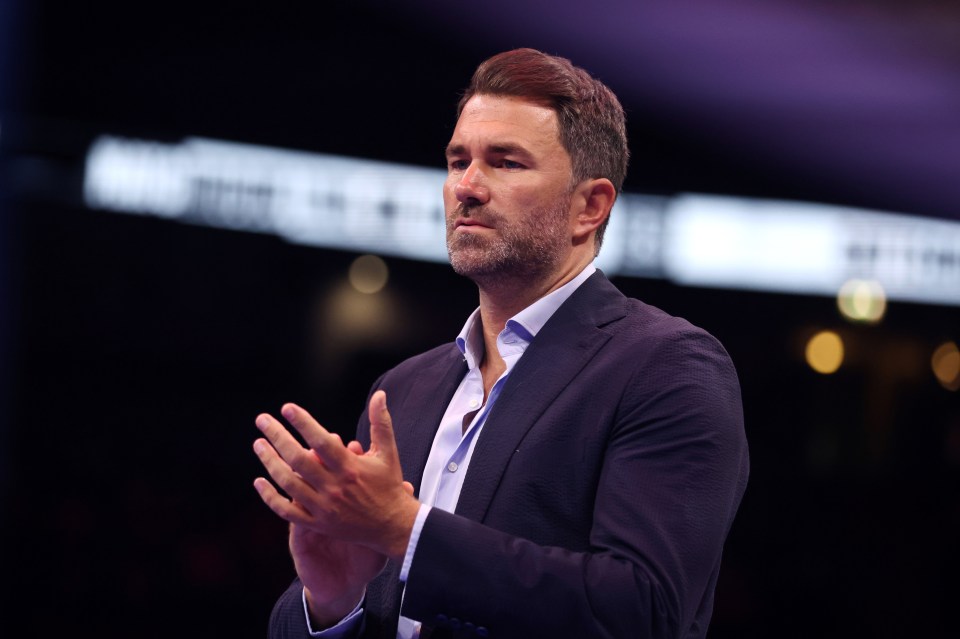 Promoter Eddie Hearn officially tabled an offer to the Whyte last weekend