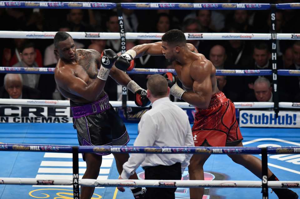 Anthony Joshua has denied claims of a rematch between himself and Dillian Whyte