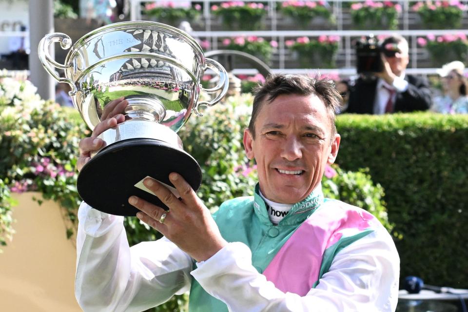 The departing Frankie Dettori is riding Kincross