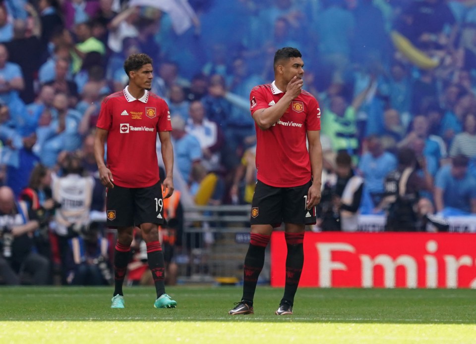 Manchester United lost 2-1 to Manchester City at the FA Cup Final