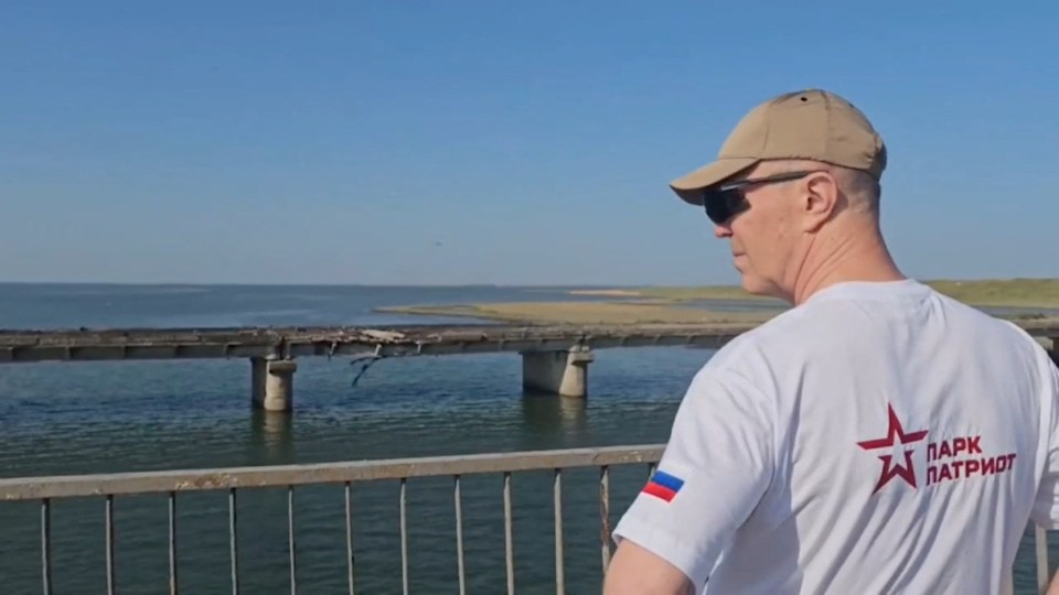 Russian state news RIA said the bridge would take 'weeks to repair', while a Ukrainian official said the latest strike was a 'blow' to Russian morale