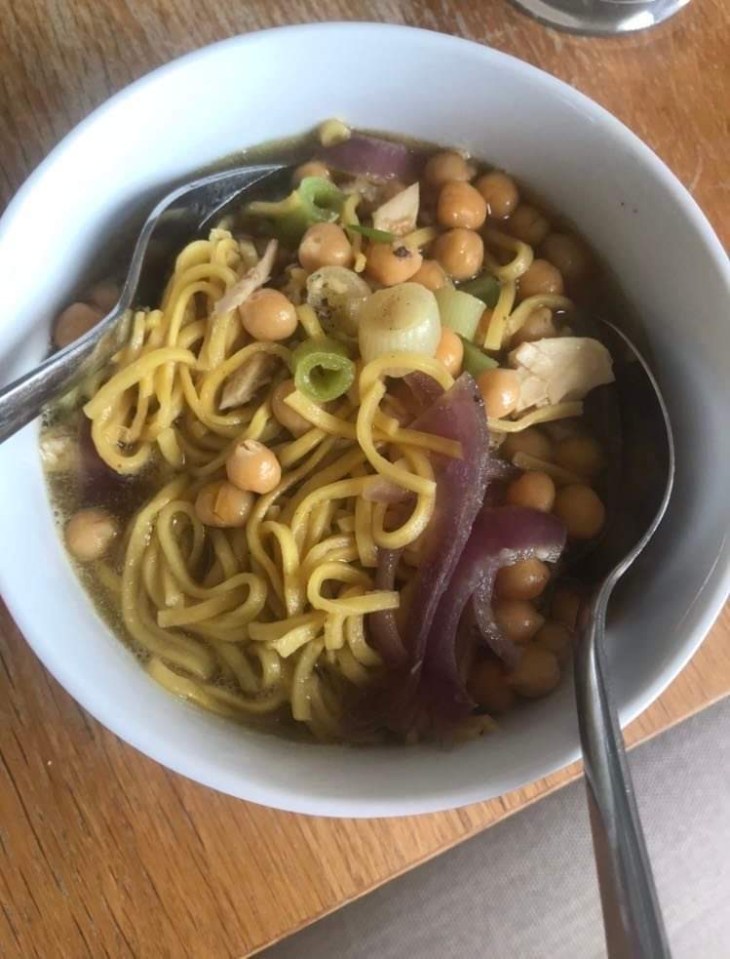 The mum still makes loads of tasty grub for her family