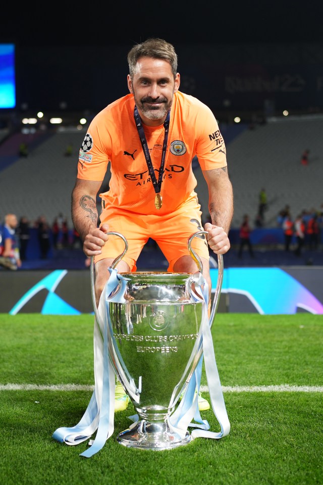 Scott Carson picked up her second Champions League winners' medal on Saturday