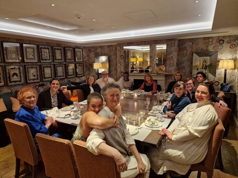 The cast reunited for a special dinner as filming on the new series begins