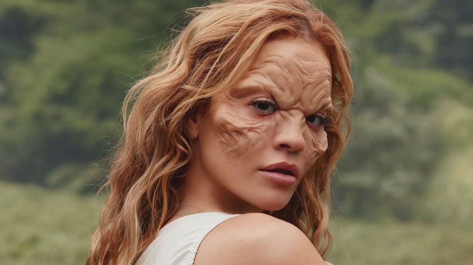 Rita Ora has transformed into a monster for a new music video