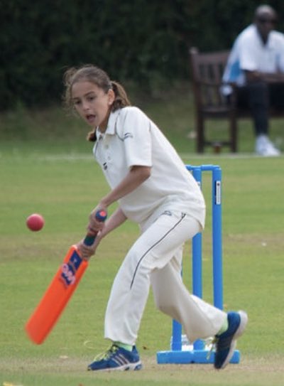 Woodford Wells Cricket Club shared pictures of a young Grace